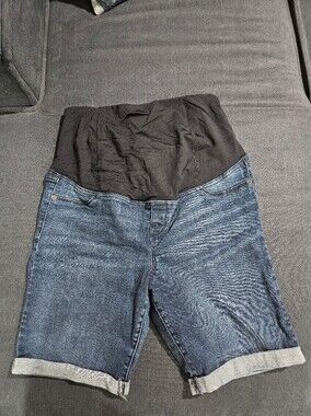 Maternity Bermuda Jean Shorts